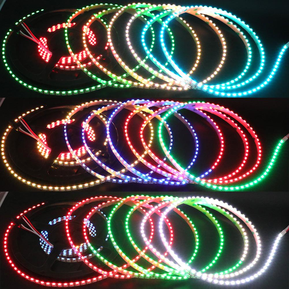 SK6812 RGB DC5V 120LEDs/m Side Emitting Addressable LED Strip Lights - 240 4020SMDs SK6812 RGB DC5V 120LEDs/m Side Emitting Addressable LED Strip Lights - 240 4020SMDs